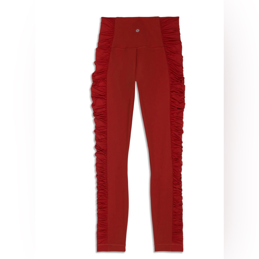 Lululemon Align High-Rise Pant 25" *Ruched Cayenne